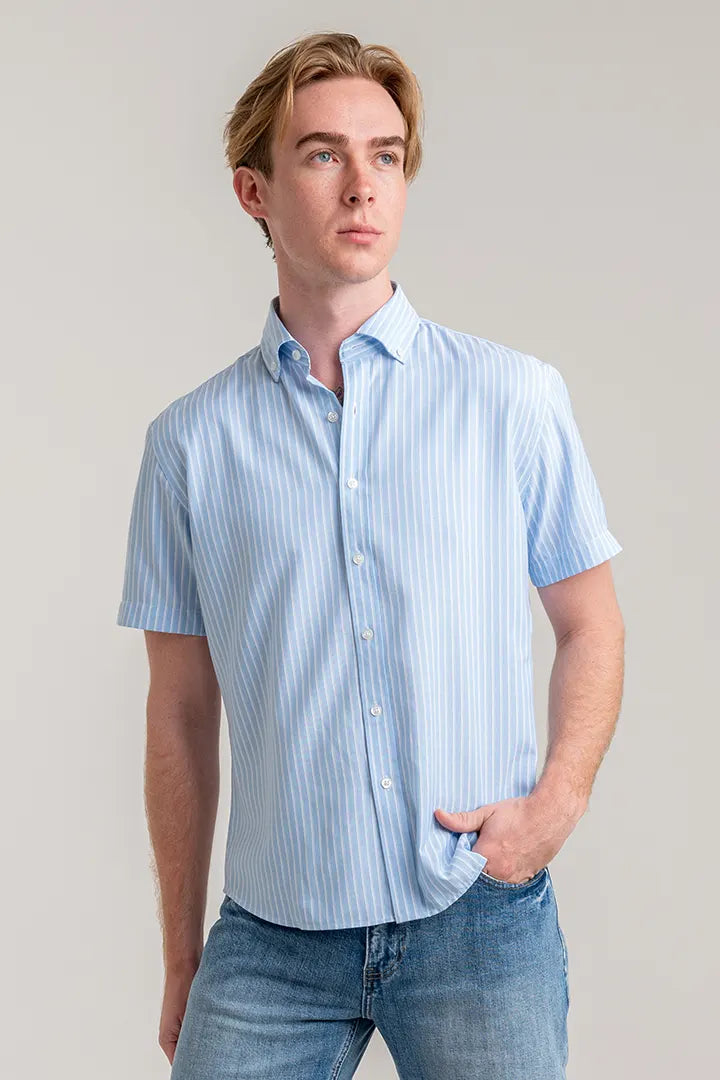 Slim Oxford Short Sleeve Shirt