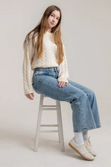 CurvaLuxe High-Rise Relaxed Jeans