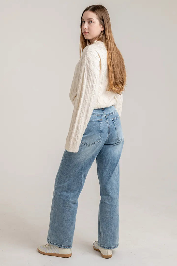 CurvaLuxe High-Rise Relaxed Jeans
