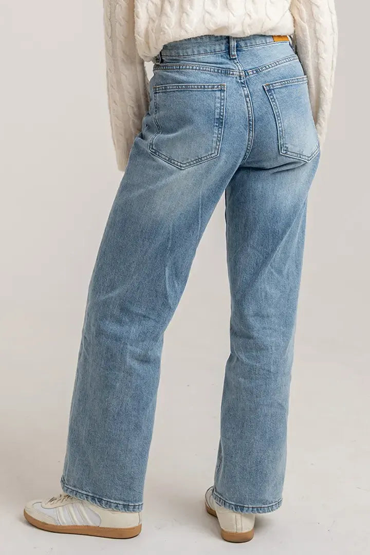 CurvaLuxe High-Rise Relaxed Jeans