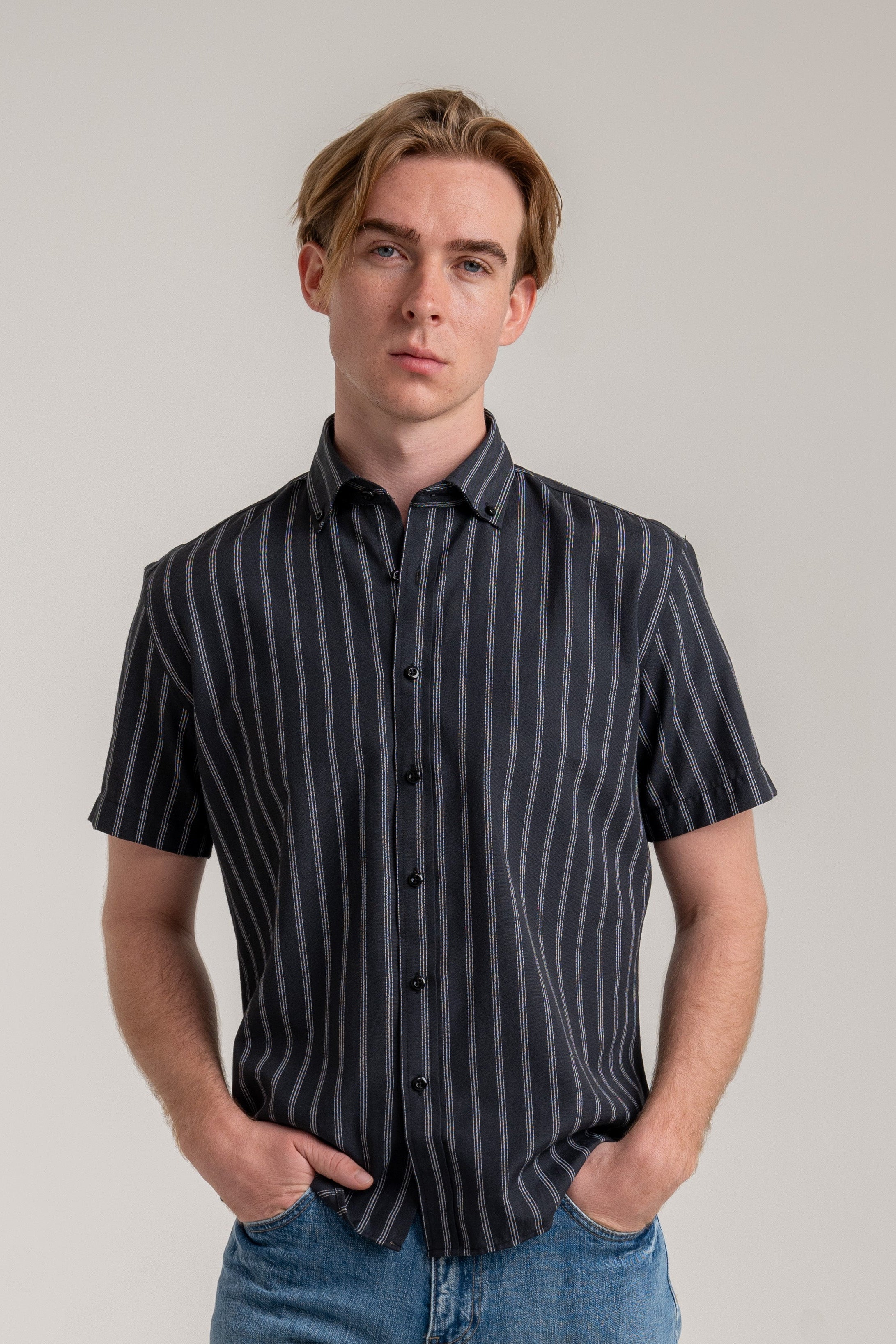 Slim Oxford Short Sleeve Shirt